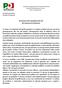 Documento del Coordinamento PD del Canavese & Chivassese