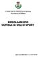 COMUNE DI TREZZANO ROSA Provincia di Milano REGOLAMENTO CONSULTA DELLO SPORT