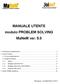 MANUALE UTENTE modulo PROBLEM SOLVING MaNeM ver. 5.0