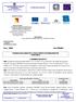 COMUNICAZIONI POR SICILIA CON L EUROPA INVESTIAMO NEL VOSTRO FUTURO. Prot. n. 043/E7 Erice, 07/01/2014