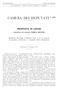 CAMERA DEI DEPUTATI PROPOSTA DI LEGGE. d iniziativa del deputato DORINA BIANCHI