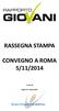 CONVEGNO A ROMA 5/11/2014