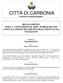 CITTÀ DI CARBONIA Provincia di Carbonia-Iglesias