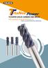 YGI-0516 Y-COATED SOLID CARBIDE END MILLS. Per Lavorazioni ad Elevate Performance su: Titanio, Inconel & Acciai Inox e Altri Acciai