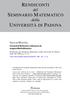 Rendiconti del Seminario Matematico della Università di Padova, tome 68 (1982), p