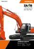 ESCAVATORE IDRAULICO. Serie ZAXIS-3