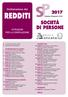 REDDITI SOCIETÀ DI PERSONE. ntrate. genzia. Dichiarazione dei ISTRUZIONI PER LA COMPILAZIONE PROSPETTI VARI DETERMINAZIONE DEL REDDITO