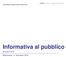 Informativa al pubblico