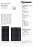 Sommario. Serie VBHNxxxSJ25 Serie VBHNxxxSJ40. Manuale di installazione generale. Modulo fotovoltaico HIT R