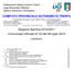 Stagione Sportiva 2010/2011 Comunicato Ufficiale N 03 del 08 luglio 2010