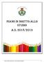 PIANO DI DIRITTO ALLO STUDIO A.S. 2018/2019