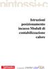 Istruzioni posizionamento incasso Moduli di contabilizzazione calore