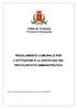 Città di Tortona Provincia di Alessandria REGOLAMENTO COMUNALE PER L ISTITUZIONE E LA DISCIPLINA DEL PRATICANTATO AMMINISTRATIVO