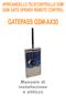 APRICANCELLO TELECONTROLLO GSM GSM GATE OPENER REMOTE CONTROL GATEPASS GSM-AX30