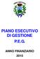 PIANO ESECUTIVO DI GESTIONE P.E.G.