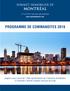 PROGRAMME DE COMMANDITES 2019