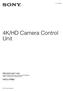 4K/HD Camera Control Unit