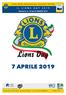 7 APRILE 2019 IL LIONS DAY Lions Clubs International- Distretto 108 Ib3. Notiziario nr. 19 del 27 MARZO 2019
