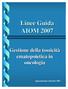 Linee Guida AIOM Gestione della tossicità ematopoietica in oncologia