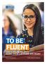 TO BE FLUENT CORSI DI INGLESE PER ADULTI GIUGNO, LUGLIO E SETTEMBRE 2019, MILANO