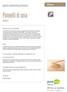 Pannelli di soia DATA SPECIFICATIONS. flour. Descrizione prodotto. Uso. Confezione, conservabilità e condizioni di conservazione