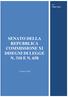 Avv. Filippo Bigot SENATO DELLA REPUBBLICA COMMISSIONE XI DISEGNI DI LEGGE N. 310 E N. 658