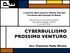 CYBERBULLISMO PROSSIMO VENTURO