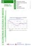 Attività economica e occupazione. L'inflazione. Il credito. Le previsioni macroeconomiche