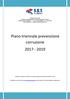 Piano triennale prevenzione corruzione