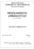 REGOLAMENTO URBANISTICO L.R. n. 23/1999