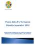 Consiglio regionale della Calabria. Piano della Performance Obiettivi operativi 2015