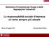 Seminario in Economia dei Gruppi e delle Aggregazioni Industriali. La responsabilità sociale d impresa un tema sempre più attuale