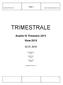 TRIMESTRALE. Analisi IV Trimestre 2015 View Andrea Facchini Analyst. Andrea Tironi Analyst. Giovanni Celli Analyst