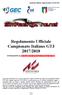 Regolamento Ufficiale Campionato Italiano GT3 2017/2018