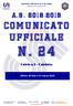 CENT RO SPORT IVO IT AL IANO. Comitato provinciale di Macerata. C omunic ato Ufficial e. n. 24. Affisso all albo il 21 marzo 2019