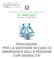 PROCEDURA PER LA GESTIONE IN CASO DI EMERGENZA DELLE PERSONE CON DISABILITA'