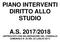 PIANO INTERVENTI DIRITTO ALLO STUDIO A.S. 2017/2018 (APPROVATO CON DELIBERAZIONE DEL CONSIGLIO COMUNALE N. 25 DEL 25 LUGLIO 2017)