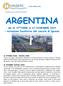 ARGENTINA. dal 31 OTTOBRE al 12 NOVEMBRE estensione facoltativa alle cascate di Iguassu