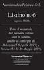 Listino n. 6 (a prezzi FISSI)