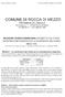 COMUNE DI ROCCA DI MEZZO PROVINCIA DI L'AQUILA Via Oratorio n Rocca di Mezzo Tel 0862/ FAX 0862/917364