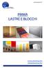 PMMA - LASTRE E BLOCCHI Listino Novembre 2017