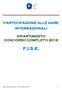 PARTECIPAZIONE ALLE GARE INTERNAZIONALI DIPARTIMENTO CONCORSO COMPLETO