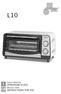 L10 ISTRUZIONI D USO INSTRUCTIONS FOR USE. Forno elettrico. Electric oven