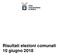 Risultati elezioni comunali 10 giugno Sistema Statistico Nazionale Città metropolitana di Milano Ufficio servizi statistici