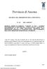 Provincia di Ancona DECRETO DEL PRESIDENTE DELLA PROVINCIA