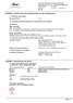 Scheda di dati di sicurezza conforme Regolamento (CE) n. 1907/2006 (REACH) Data di stampa Revisione (I) Versione 3.