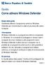 Guida Come attivare Windows Defender