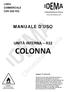 COLONNA MANUALE D USO UNITÀ INTERNA R32 LINEA COMMERCIALE CON GAS R32. Leggere il manuale