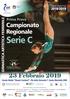 1 Prova Campionato Regionale Serie C Scuola Media Giosuè Carducci - P.le della Gioventù, S. Marinella (RM) 23 febbraio 2019