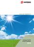 Solar Energy. Catalogo Prodotti Product Catalogue